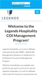 Mobile Screenshot of legendshm.globalrms.com